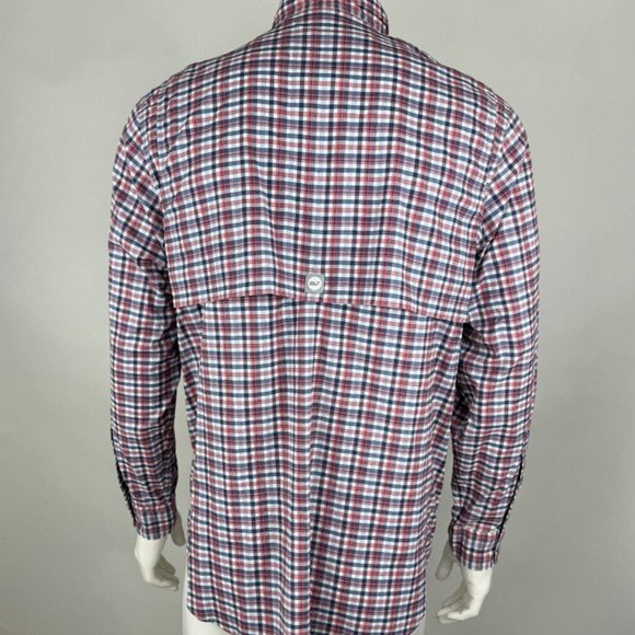 Vineyard Vines Crescent Bay Harbor Shirt Mens M Long Sleeve Button-up Pockets - Picture 3 of 14